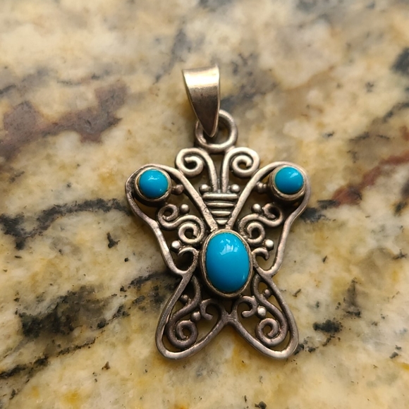 Vintage 90's sterling silver butterfly - Picture 2 of 8